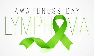 Dünya Lenfoma Farkındalık Günü her yıl 15 Eylül 'de gözlemlenir. Bu, vücudun mikroplarla mücadele ağının bir parçası olan lenf sisteminin bir kanseridir. Vektör illüstrasyonu