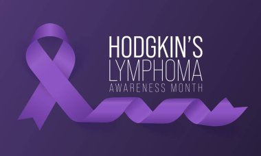 Hodgkin 'in lenfoma farkındalık ayı Eylül ayında her yıl gözlemlenir, kanserin lenfosit adı verilen belirli bir beyaz kan hücresinden kaynaklandığı bir lenfoma türüdür. Vektör sanatı