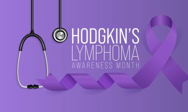 Hodgkin 'in lenfoma farkındalık ayı Eylül ayında her yıl gözlemlenir, kanserin lenfosit adı verilen belirli bir beyaz kan hücresinden kaynaklandığı bir lenfoma türüdür. Vektör sanatı