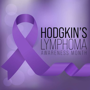 Hodgkin 'in lenfoma farkındalık ayı Eylül ayında her yıl gözlemlenir, kanserin lenfosit adı verilen belirli bir beyaz kan hücresinden kaynaklandığı bir lenfoma türüdür. Vektör sanatı