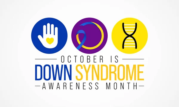 Sendromu Her Yıl Ekim Ayında Gözlemlenir Bir Kişinin Fazladan Bir — Stok Vektör