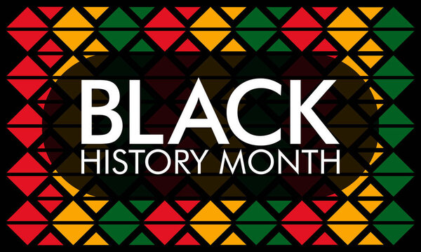 Black history month is observed every year in October, it is a way of remembering important people and events in the history of the African diaspora. Vector illustration