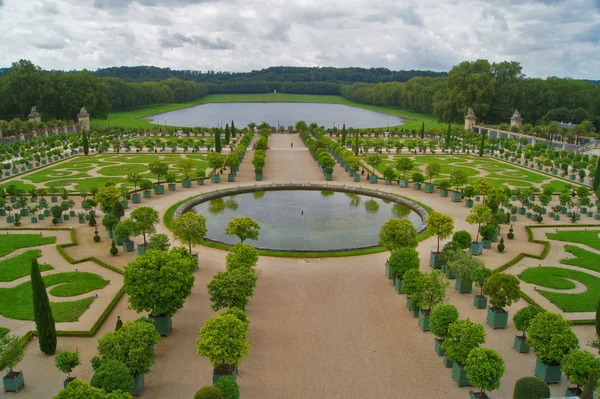 Beautiful garden in Versailles Palace