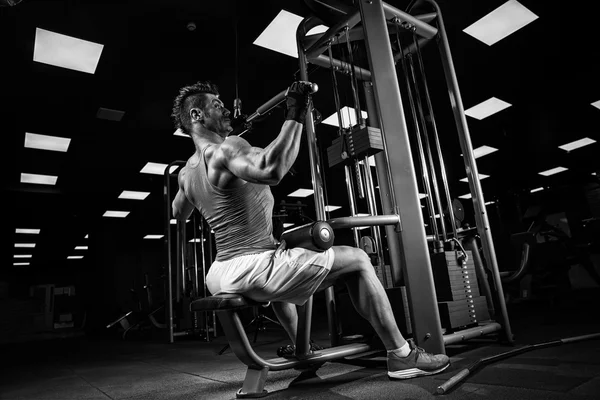 çok güç atletik adam vücut geliştirmeci