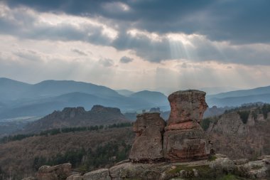 Doğal olay Belogradchik kayalar, Bulgaristan
