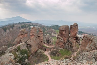 Belogradchik Rocks and Fortress'entrance, Bulgaria clipart