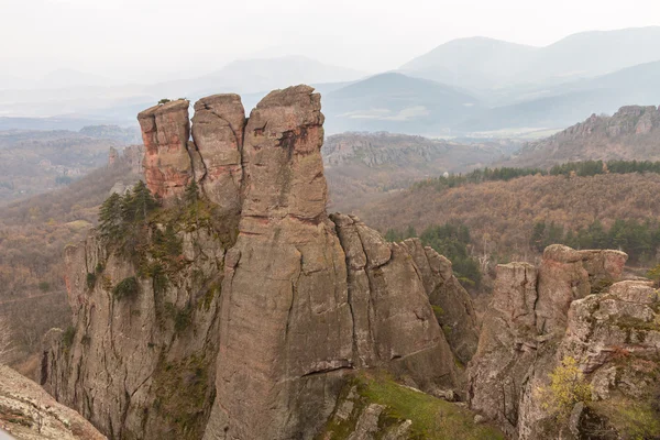 Природное явление Belogradchik Rocks, Bulgaria — стоковое фото
