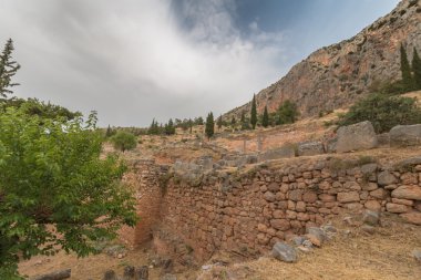 Arkeolojik, Delphi, Yunanistan