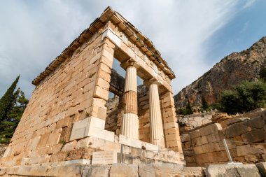 Arkeolojik, Delphi, Yunanistan
