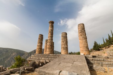 Arkeolojik, Delphi, Yunanistan