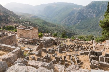 Arkeolojik, Delphi, Yunanistan