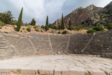 Arkeolojik, Delphi, Yunanistan