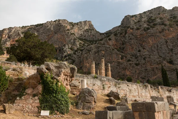 Archeologická lokalita z Delphi, Řecko — Stock fotografie
