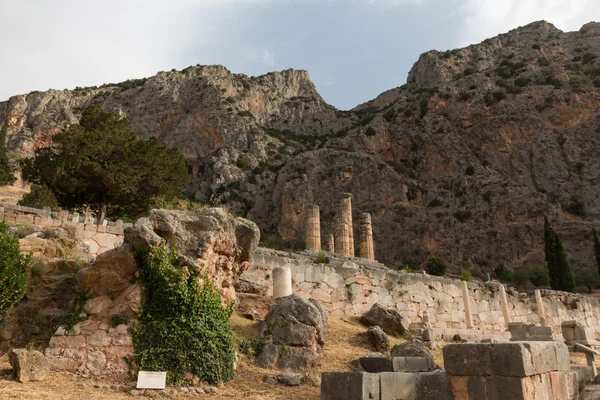 Sitio arqueológico de Delphi, Grecia — Foto de Stock