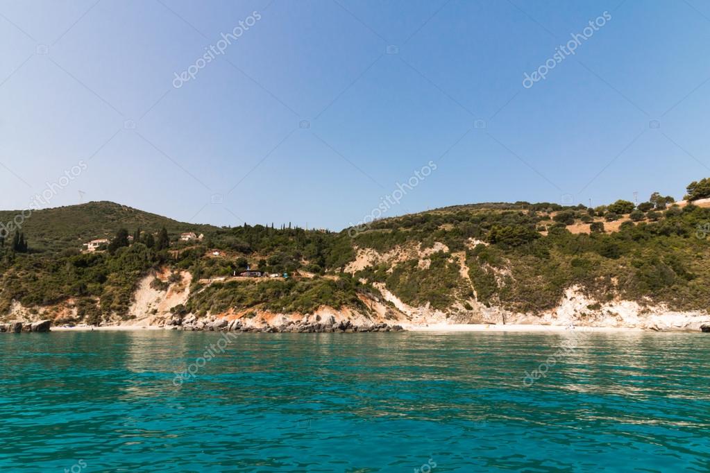 Spiaggia Di Xigia Zante Grecia Foto Stock