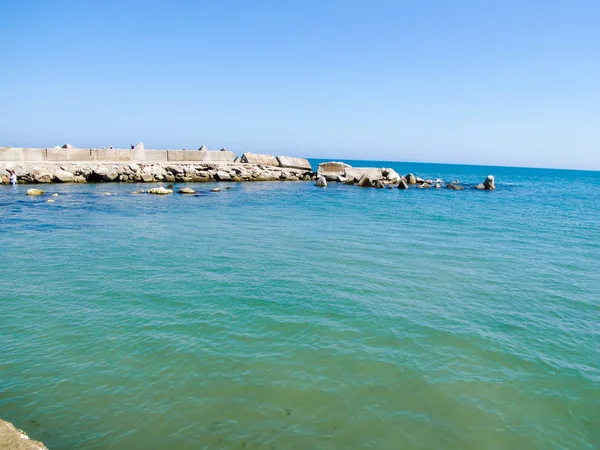 Praia de Bolata, perto da capa Kaliakra, Bulgária — Fotografia de Stock