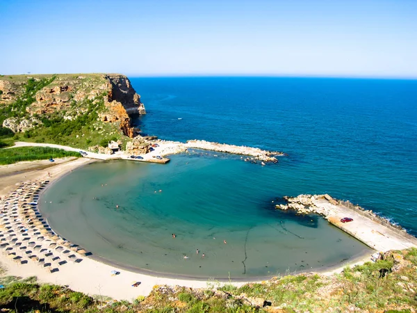 Cape Kaliakra, yukarıda, Bulgaristan Marnixkade çevre Bolata beach