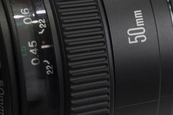 Camera lens close-up — Stockfoto