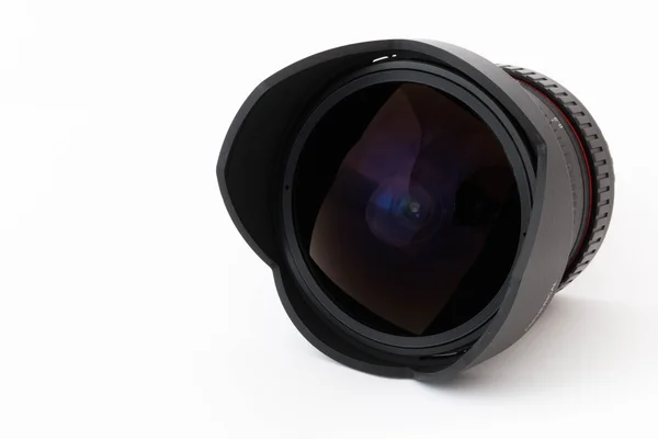 Camera lens fish-eye close-up — Stock Photo, Image