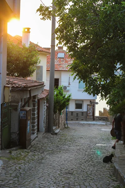 Дома Старого города Созополь, Болгария — стоковое фото