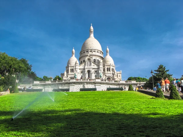 Sacre Coeur en Paris Francia —  Fotos de Stock