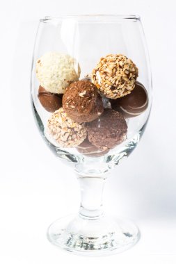 lezzetli çikolatalı pralin