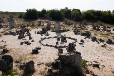 Varna, Bulgaristan yakınındaki Taş Çölü (Pobiti kamani)