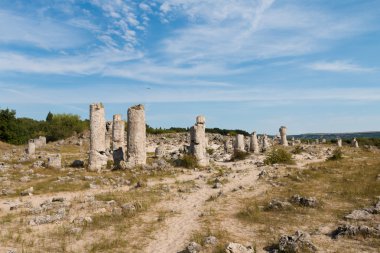 Varna, Bulgaristan yakınındaki Taş Çölü (Pobiti kamani)