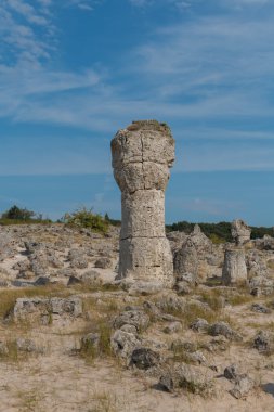 Varna, Bulgaristan yakınındaki Taş Çölü (Pobiti kamani)