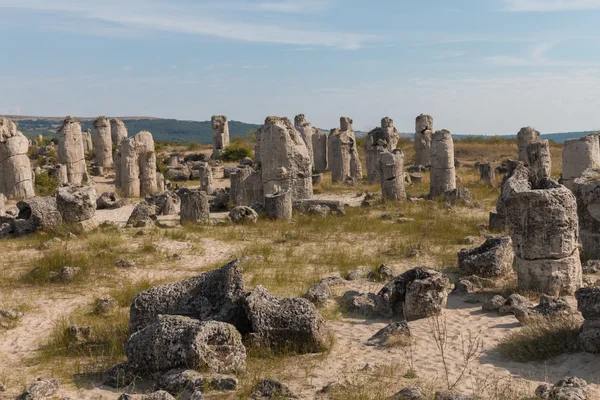 Kamenná poušť (vzdáleného kamani) nedaleko Varna, Bulharsko — Stock fotografie