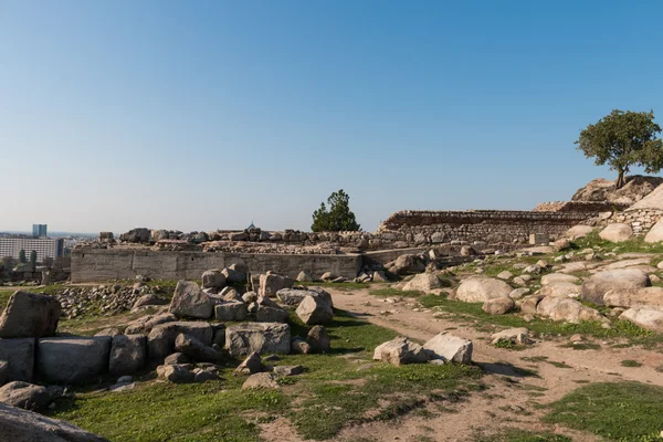 Oude stad, uitzicht op Plovdiv-The Europees kapitaal van cultuur 2019 — Stockfoto