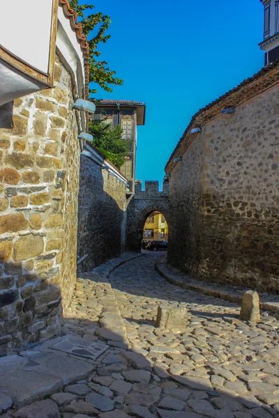 Cidade velha, vistas de Plovdiv- A Capital Europeia da Cultura 2019 — Fotografia de Stock