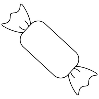 Çikolata lezzeti. Robot resim. Vektör çizimi. Paketlenmiş şeker. Çocuklar için boyama kitabı. İzole edilmiş bir arkaplanda özet geç. Doodle tarzı. Cadılar Bayramı. Tatlı veya edepsiz. Beyin aktivitesini destekleyen ve ruh halini iyileştiren bir tatlılık. Kutlama baskısı. 