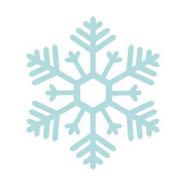 Kar taneleri. Şenlik süsü. Vektör çizimi. İzole edilmiş beyaz arka plan. Düz stil. Karmaşık şekilli kırılgan bir kristal. Frostwork. Kar taneleri. Donmuş yıldız. Yumuşak renk. Mutlu yıllar ve mutlu noeller. Web tasarımı için fikir, etiket.