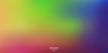Soyut bulanık gradyan örgü arka plan parlak gökkuşağı renkleri. Renkli yumuşak pankart şablonu. Yaratıcı canlı vektör çizimi