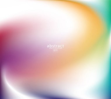 Soyut bulanık gradyan örgü arka plan parlak gökkuşağı renkleri. Renkli yumuşak pankart şablonu. Yaratıcı canlı vektör çizimi