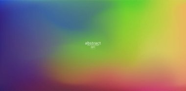 Soyut bulanık gradyan örgü arka plan parlak gökkuşağı renkleri. Renkli yumuşak pankart şablonu. Yaratıcı canlı vektör çizimi