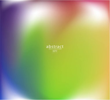 Soyut bulanık gradyan örgü arka plan parlak gökkuşağı renkleri. Renkli yumuşak pankart şablonu. Yaratıcı canlı vektör çizimi