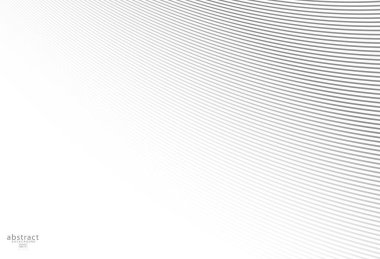 Abstract wave Stripe line background, vector template for your ideas, monochromatic lines texture. EPS 10
