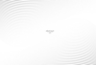 Abstract wave Stripe line background, vector template for your ideas, monochromatic lines texture. EPS 10