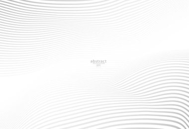 Abstract wave Stripe line background, vector template for your ideas, monochromatic lines texture. EPS 10