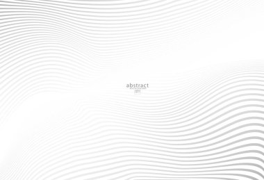 Abstract wave Stripe line background, vector template for your ideas, monochromatic lines texture. EPS 10