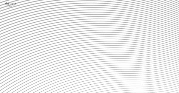 Abstract Wave Stripe Line Background Vector Template Your Ideas Monochromatic - Stok Vektor