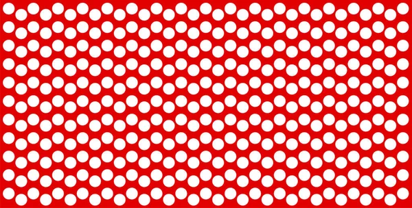 Vintage Polka Dots White Red Pattern Colorful Background Vector Abstract — Stock Vector