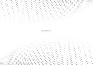 Soyut yarım ton noktalı arkaplan. Gelecekçi grunge deseni, nokta, dalga. Posterler, siteler, kartvizitler, kapaklar, etiketler için modern optik pop sanat dokusu