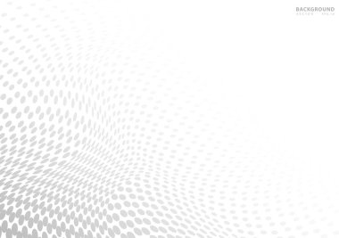 Soyut yarım ton noktalı arkaplan. Gelecekçi grunge deseni, nokta, dalga. Posterler, siteler, kartvizitler, kapaklar, etiketler için modern optik pop sanat dokusu