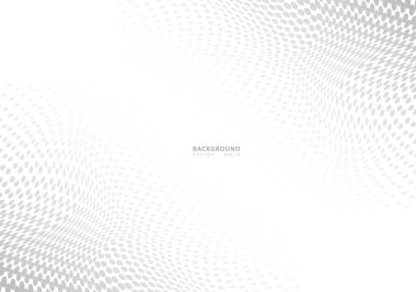 Soyut yarım ton noktalı arkaplan. Gelecekçi grunge deseni, nokta, dalga. Posterler, siteler, kartvizitler, kapaklar, etiketler için modern optik pop sanat dokusu