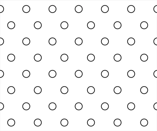 Noir Blanc Motif Pois Fond Vecteur — Image vectorielle