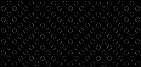 黒と白の水玉模様 ポルカ ドット ウェーブ ベクトル — ストックベクタ