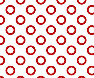Kırmızı benekli desen, tatil renkli arkaplan - vektör soyut arkaplan